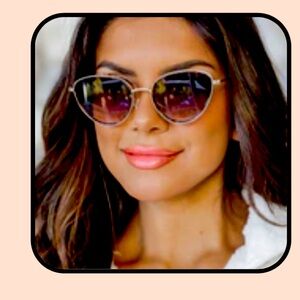 Almost brand new gold tortoise cat eye sunglasses